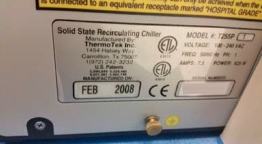 Photo Used THERMOTEK T255P For Sale