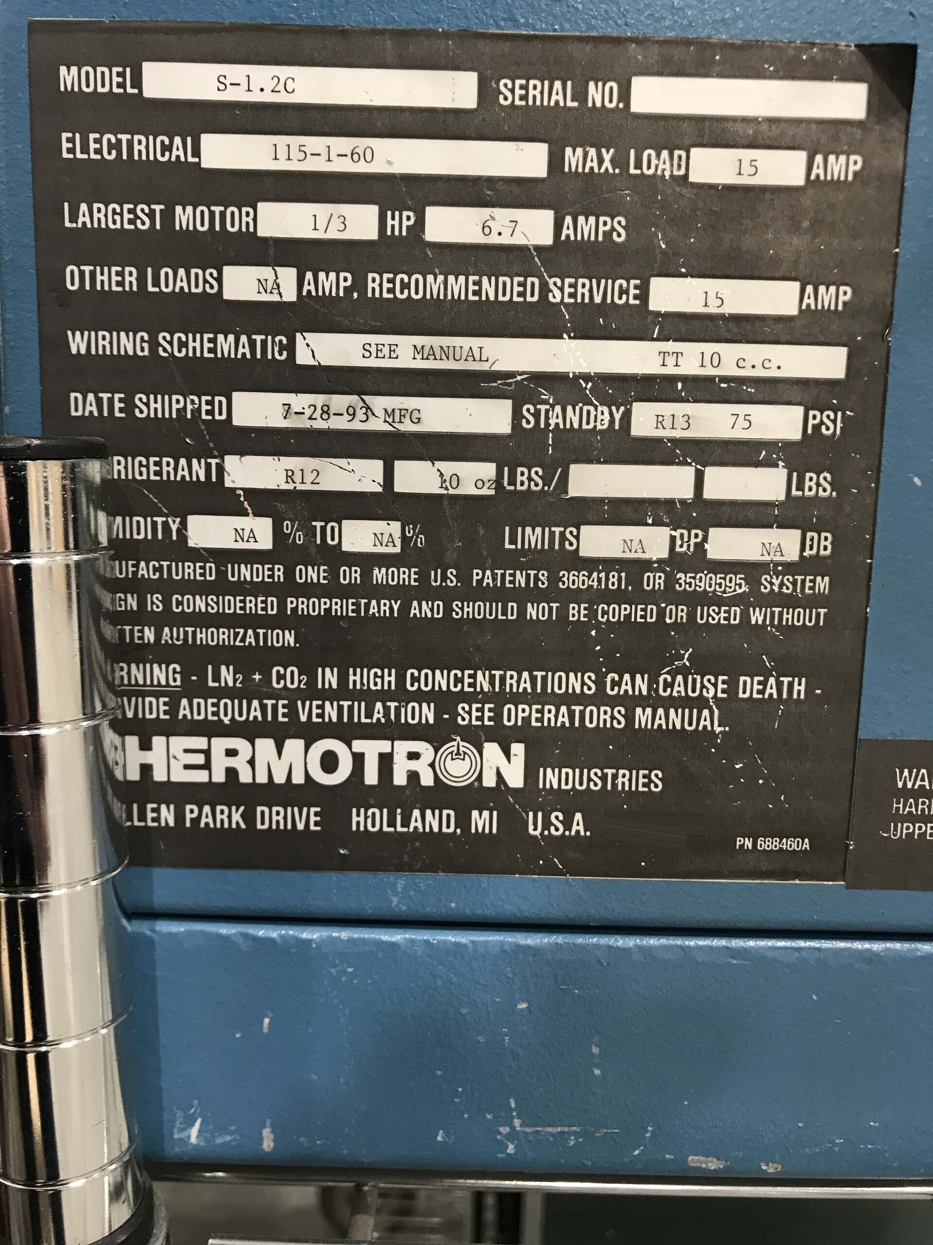 Foto Verwendet THERMOTRON S-1.2C Zum Verkauf