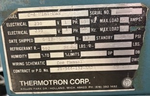 Photo Utilisé THERMOTRON S-4 Mini Max À vendre