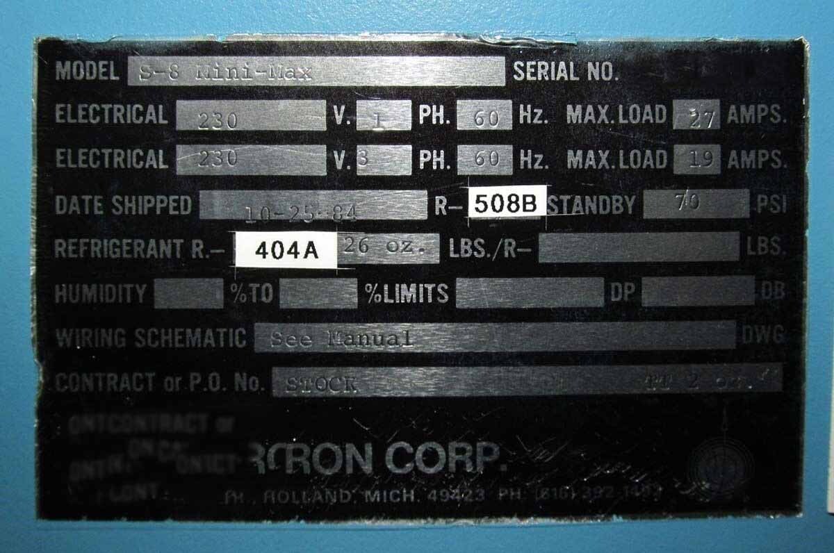 사진 사용됨 THERMOTRON S-8 Mini Max 판매용