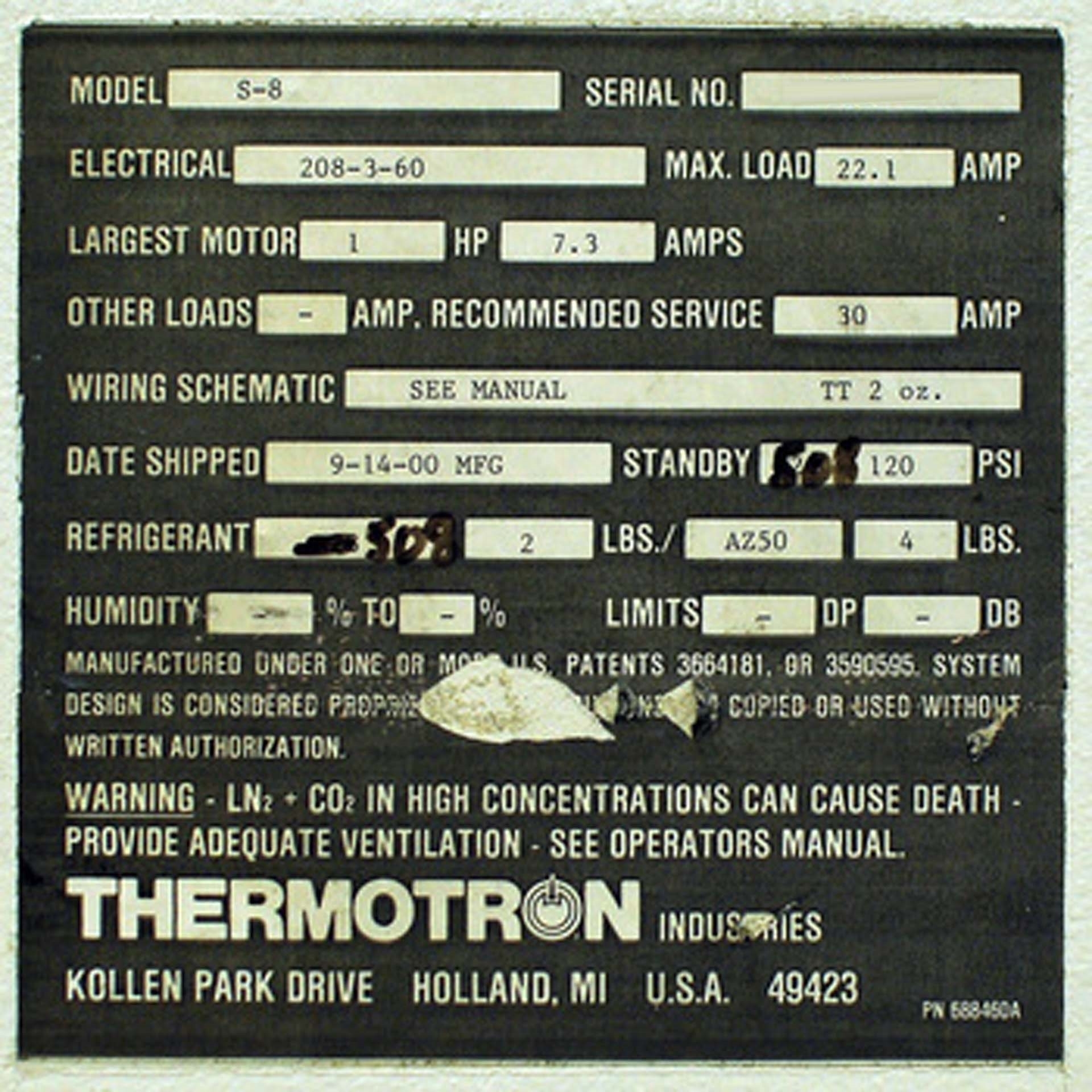 사진 사용됨 THERMOTRON S-8 판매용