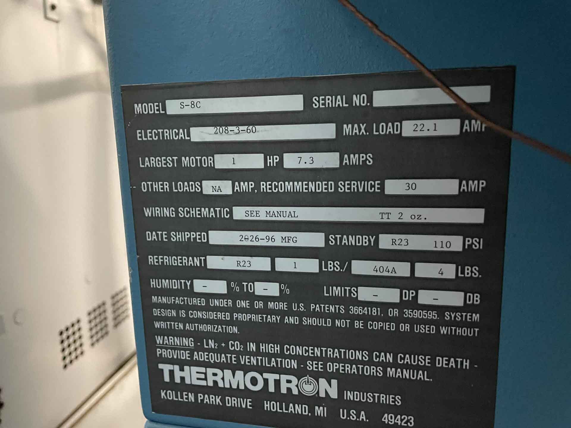 Photo Used THERMOTRON S-8C For Sale