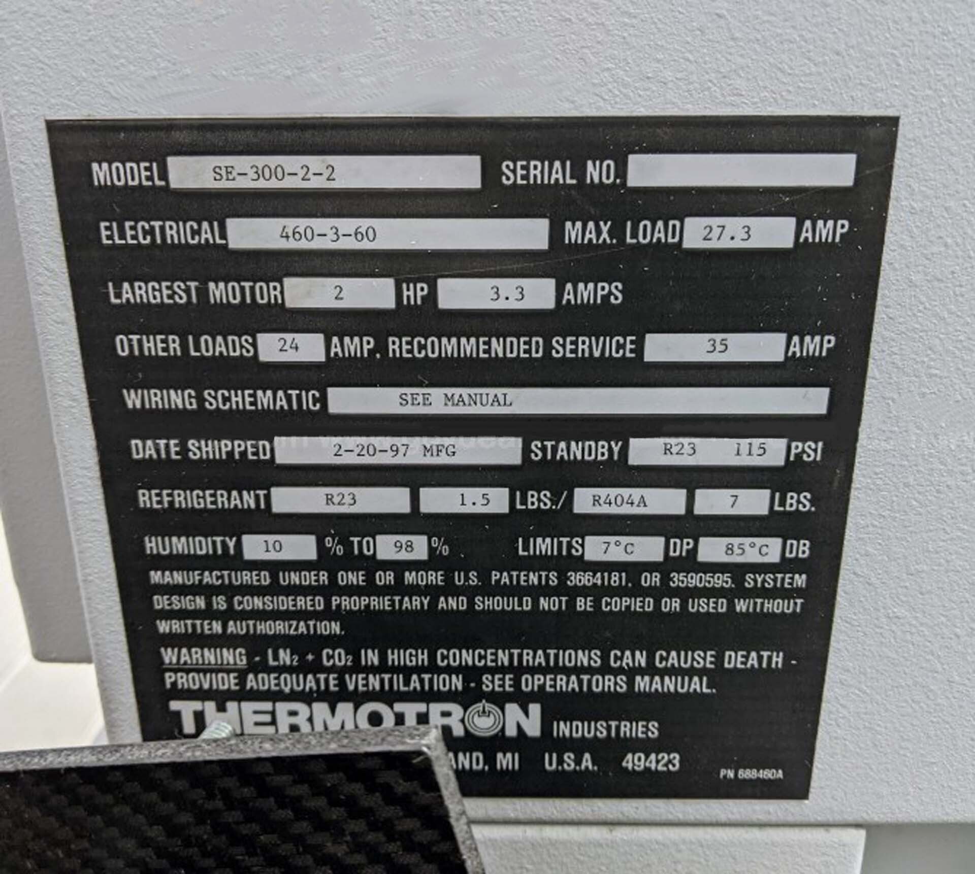 사진 사용됨 THERMOTRON SE 300-2-2 판매용