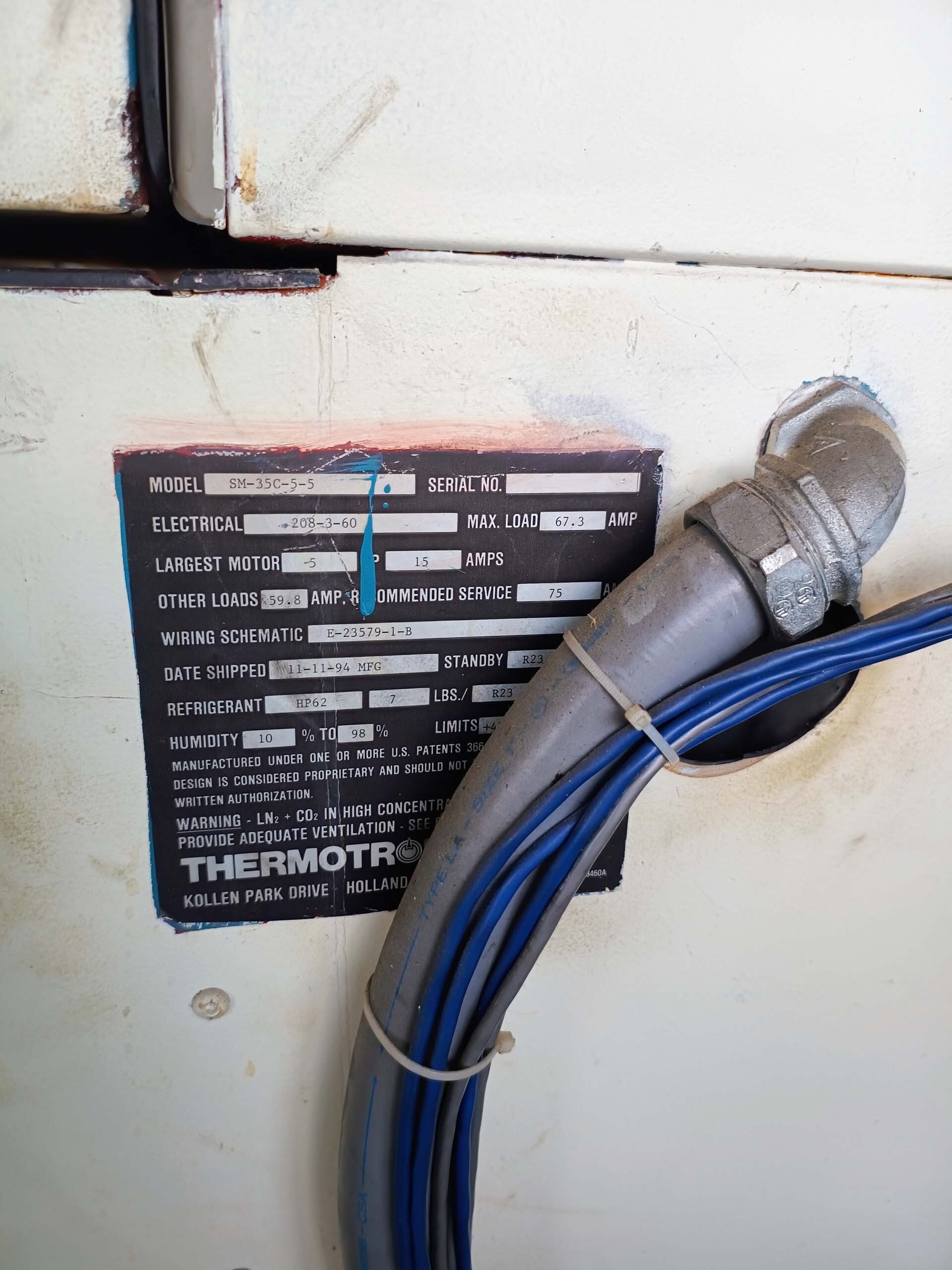 Photo Used THERMOTRON SM-35C-5-5 For Sale