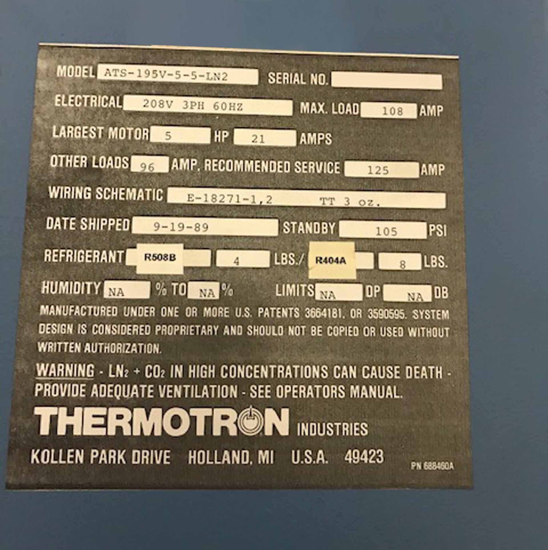 사진 사용됨 THERMOTRON SM-8C Mini Max 판매용