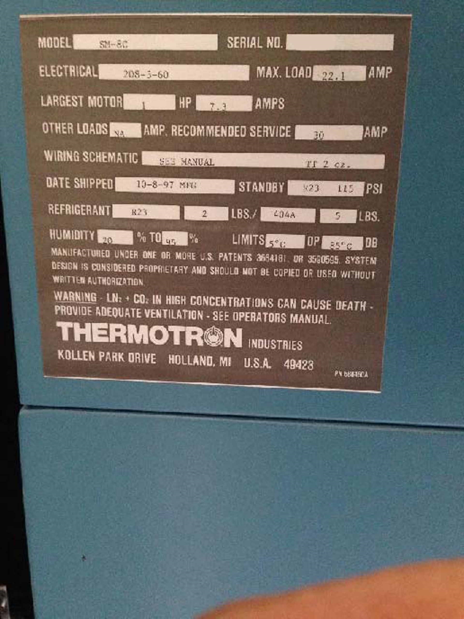 사진 사용됨 THERMOTRON SM-8C 판매용