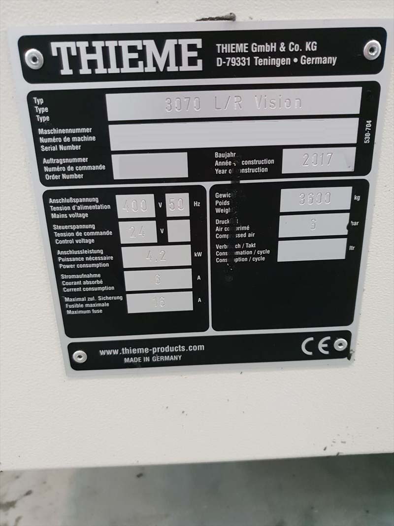 图为 已使用的 THIEME 3070 待售