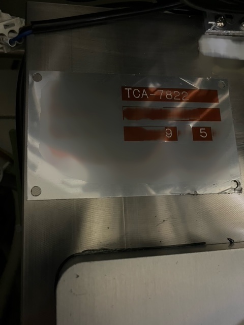 图为 已使用的 TOK TCA-7822C 待售