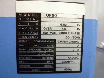 圖為 已使用的 ACCRETECH / TSK UF 60 待售