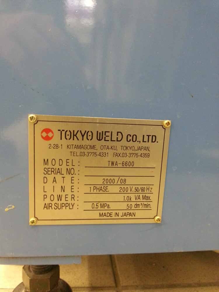 圖為 已使用的 TOKYO WELD TWA-6600 待售