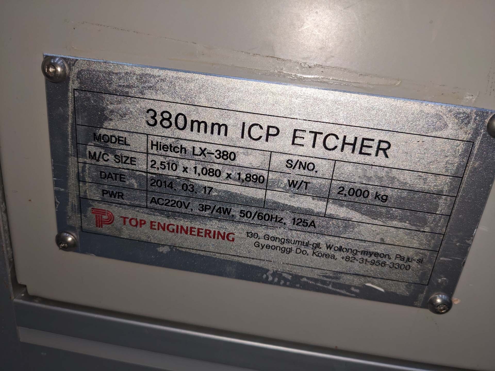 사진 사용됨 TOP ENGINEERING Hietch LX-380 판매용