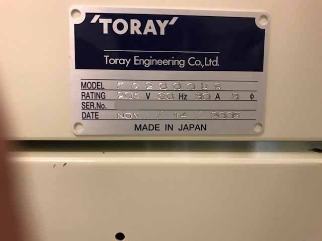 Photo Used TORAY FC 2000US For Sale