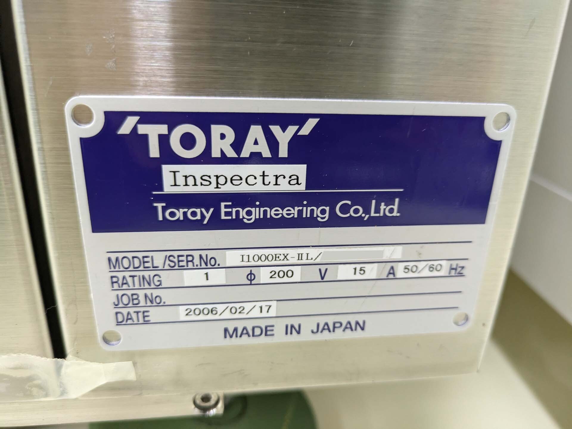 사진 사용됨 TORAY Inspectra 1000EX-ll L 판매용