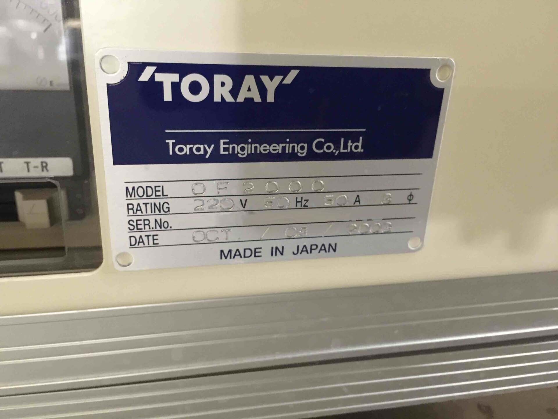 Photo Used TORAY OF 2000 For Sale