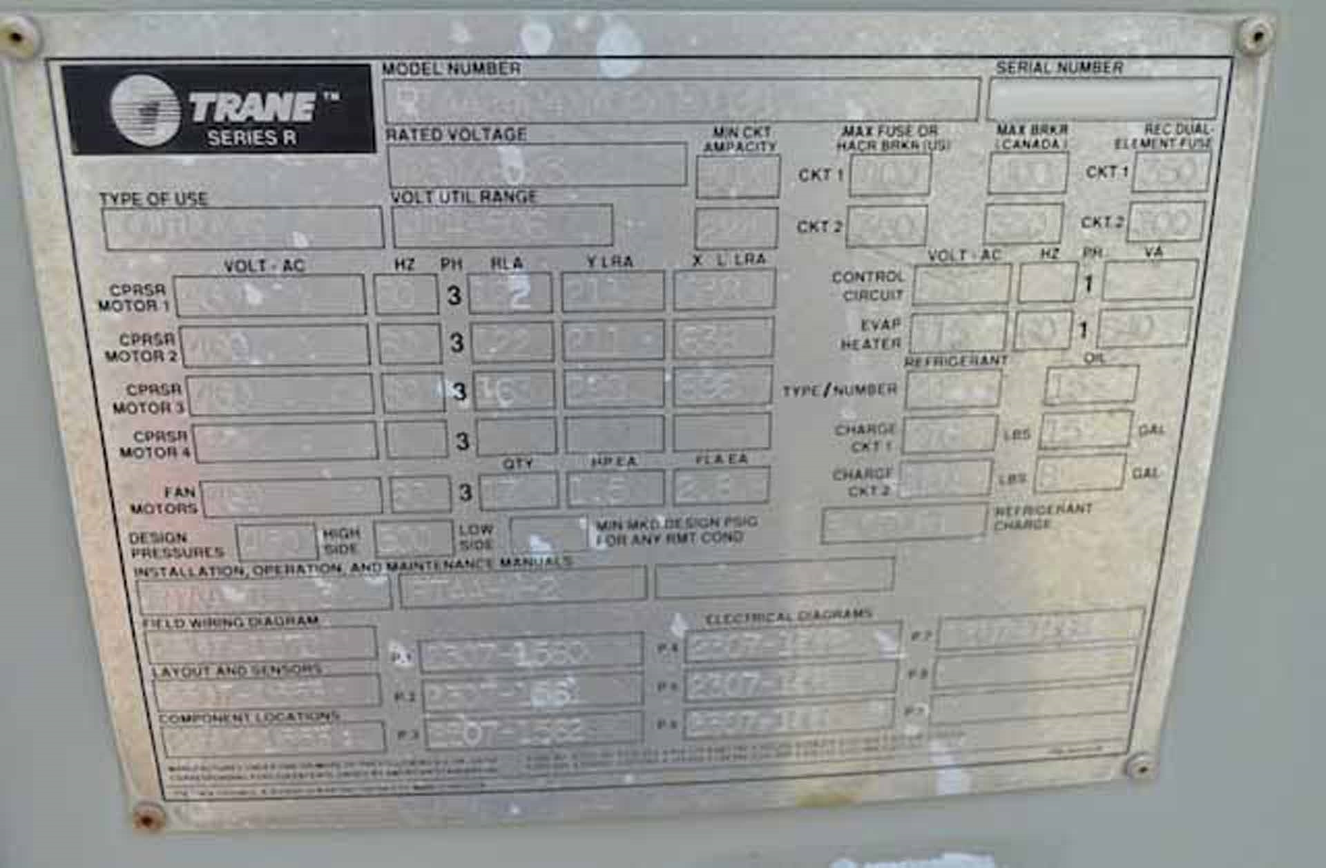 图为 已使用的 TRANE RTAA 170 待售