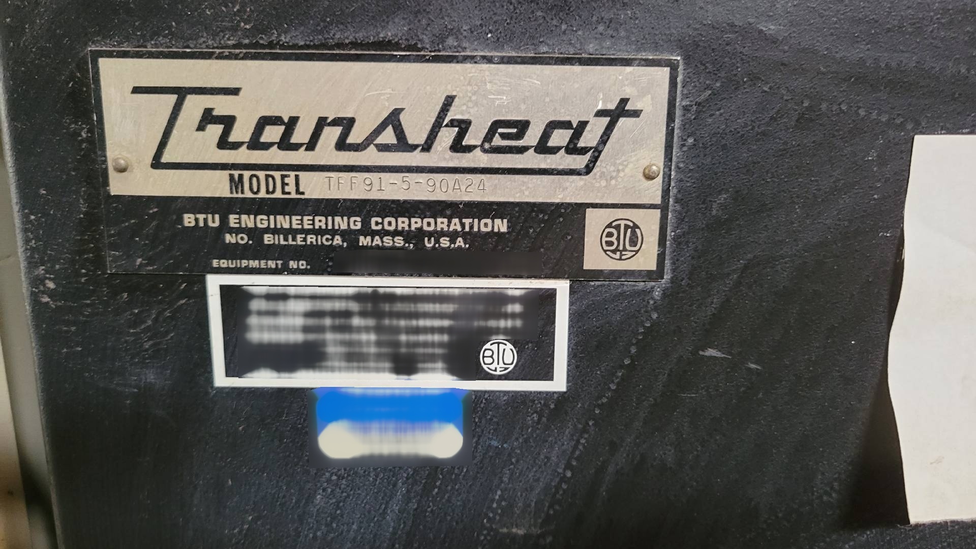 图为 已使用的 TRANSHEAT TFF91-5-90A24 待售
