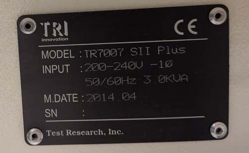 圖為 已使用的 TEST RESEARCH INC / TRI TR 7007 SII Plus 待售