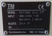 Photo Used TRI TR7700 SII DT For Sale