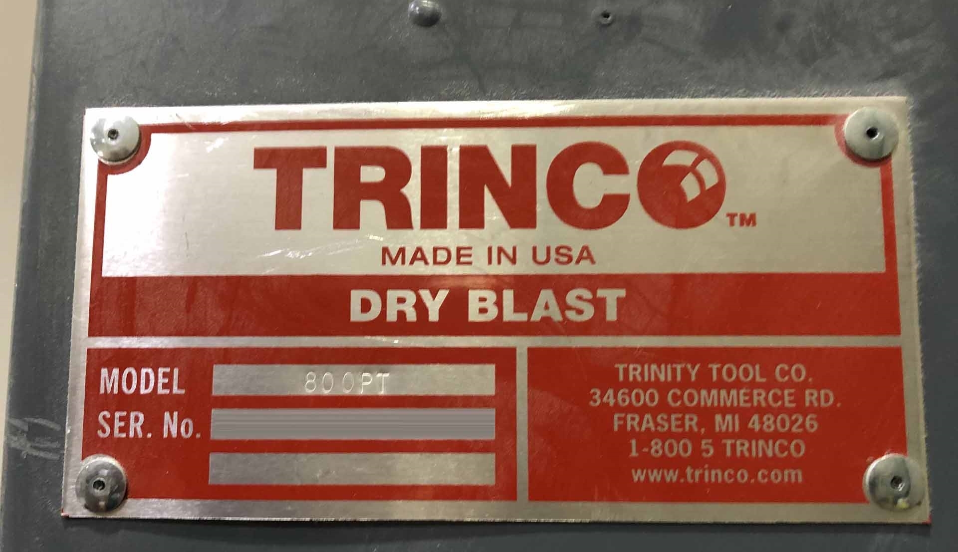 圖為 已使用的 TRINCO 800PT 待售