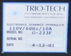 사진 사용됨 TRIO-TECH G-254A 판매용