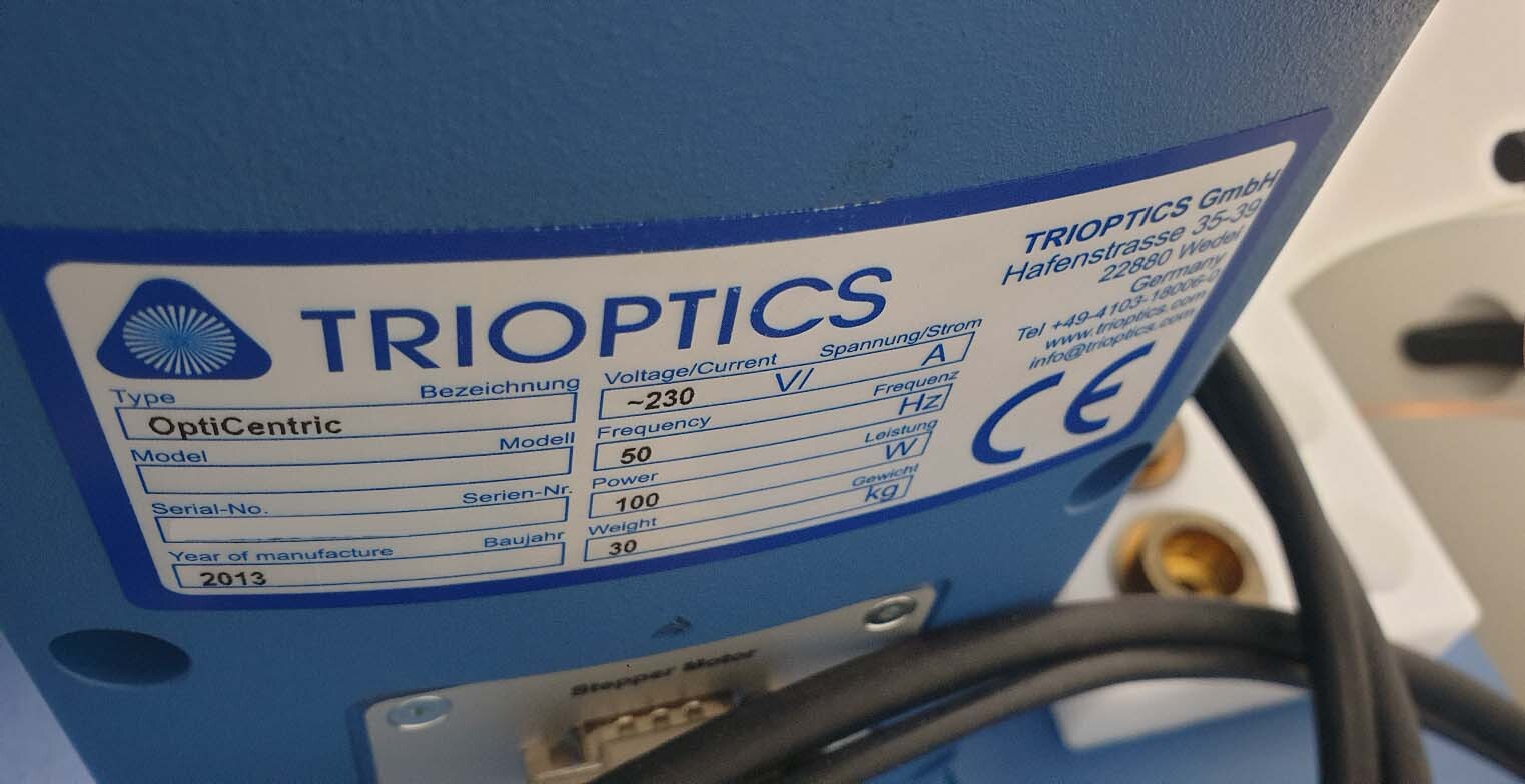 Photo Used TRIOPTICS OptiCentric For Sale