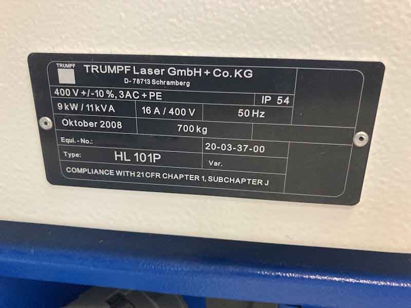 圖為 已使用的 TRUMPF HL101P 待售