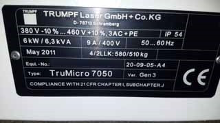 Photo Utilisé TRUMPF TruMicro 7050 À vendre