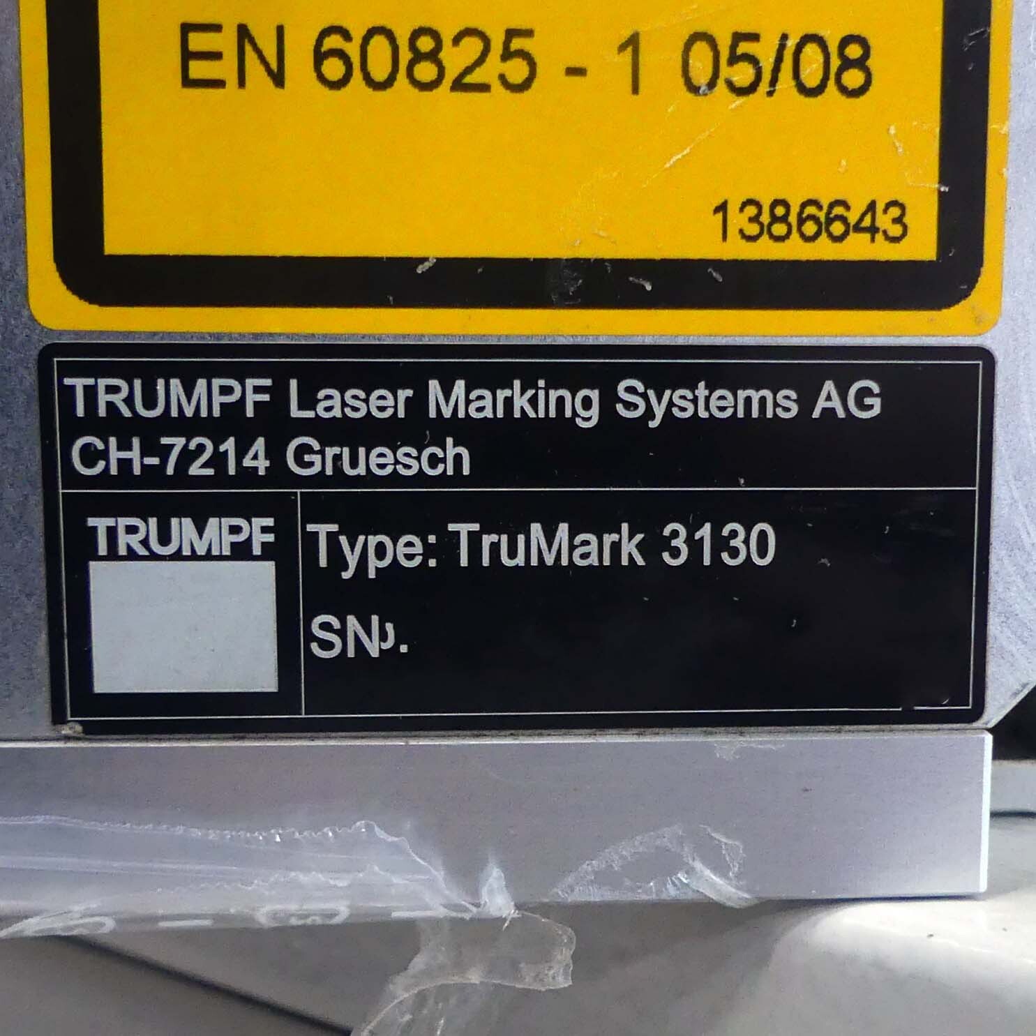 Photo Used TRUMPF TruMark 3000 For Sale