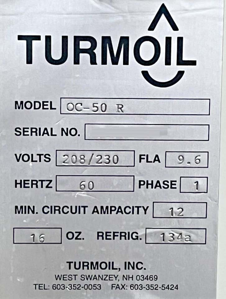 Photo Used TURMOIL OC-50 R For Sale
