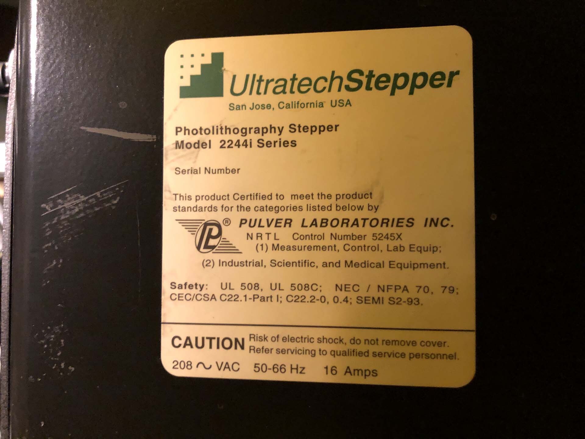 Photo Used ULTRATECH Saturn III 6700 For Sale