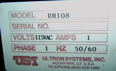 Photo Utilisé ULTRON SYSTEMS INC / USI UH 108 À vendre