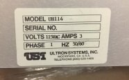 Photo Used ULTRON SYSTEMS INC / USI UH 114 For Sale