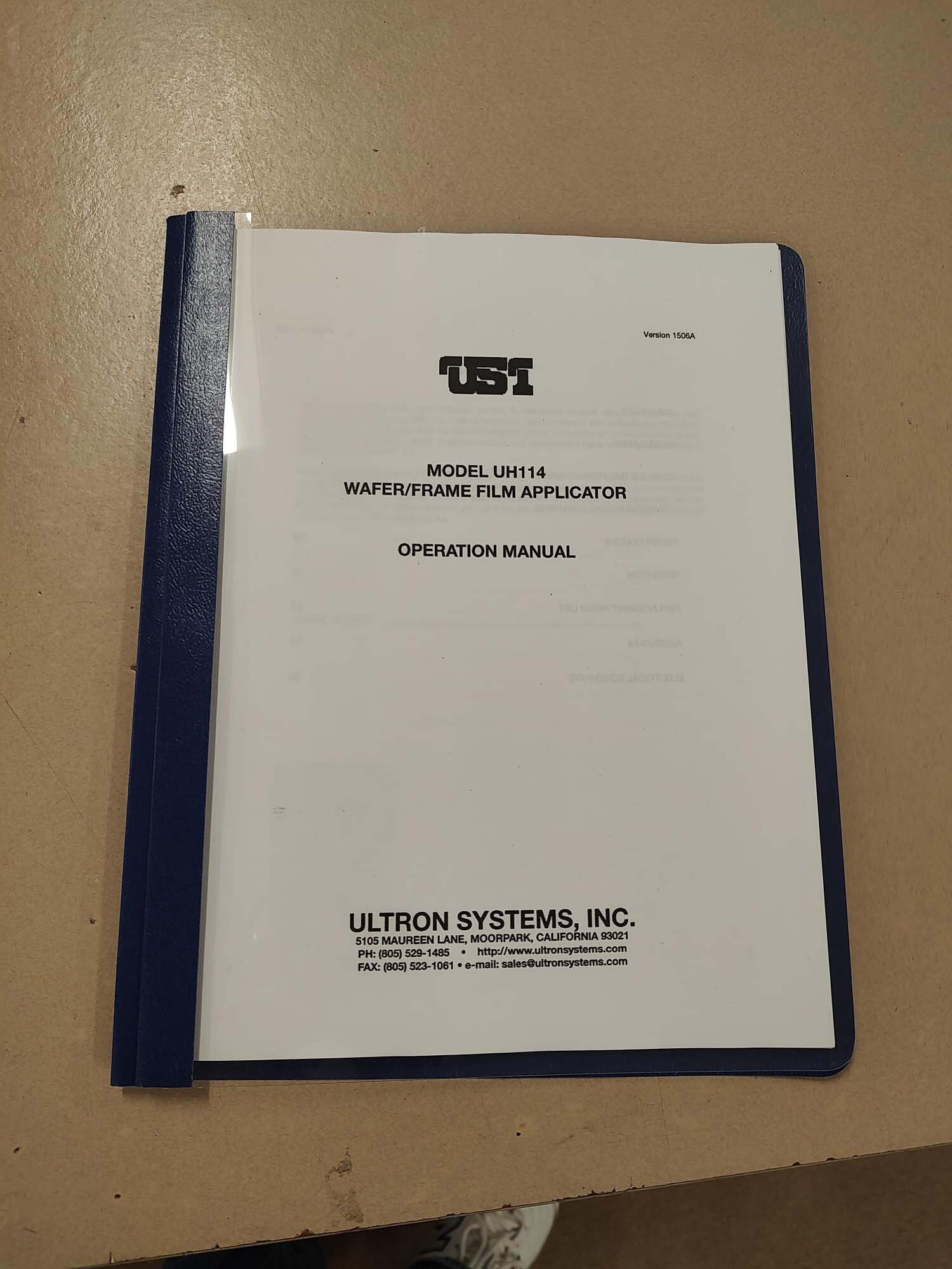 图为 已使用的 ULTRON SYSTEMS INC / USI UH 114 待售