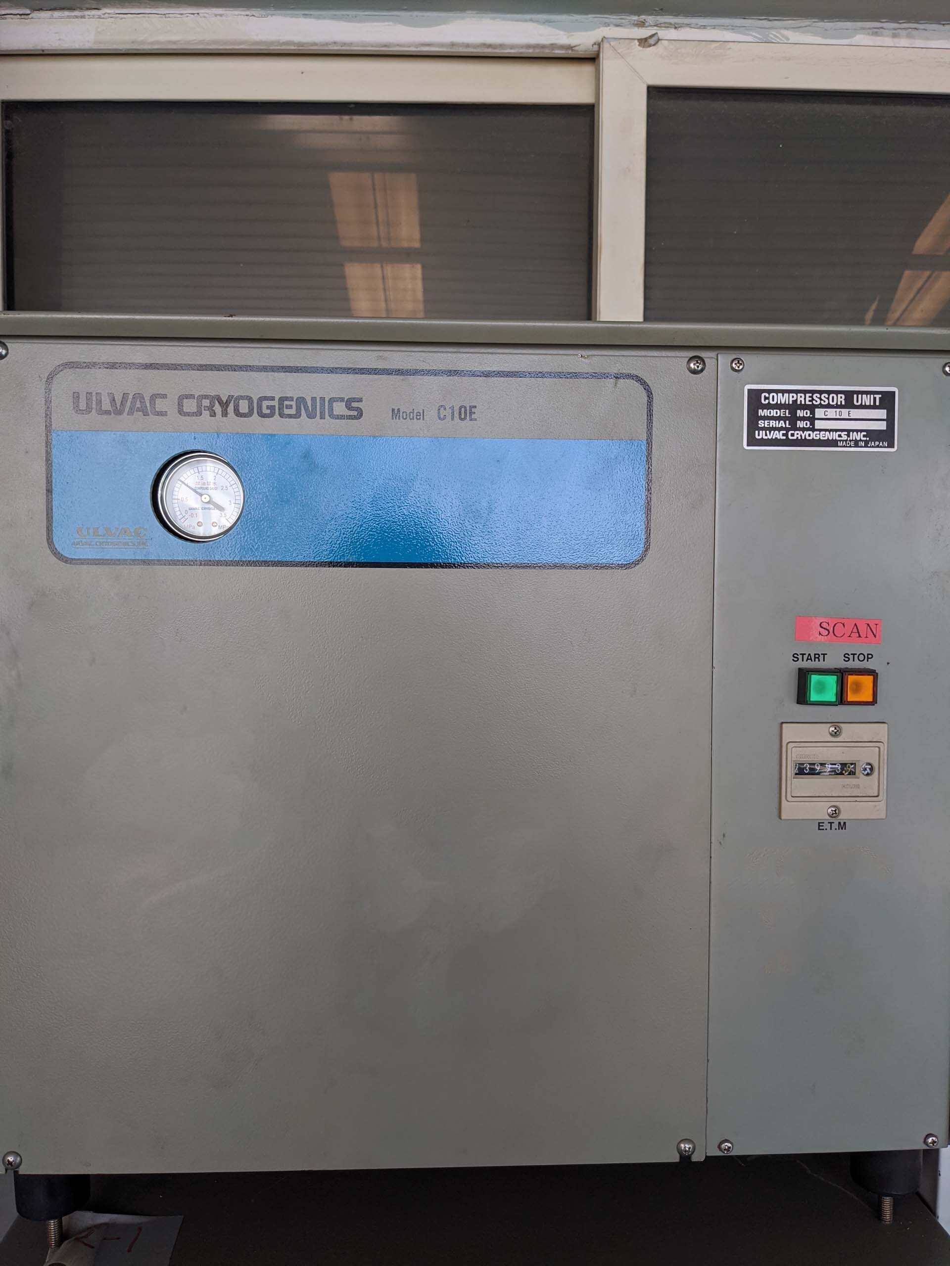 图为 已使用的 ULVAC / CTI-CRYOGENICS C10E 待售