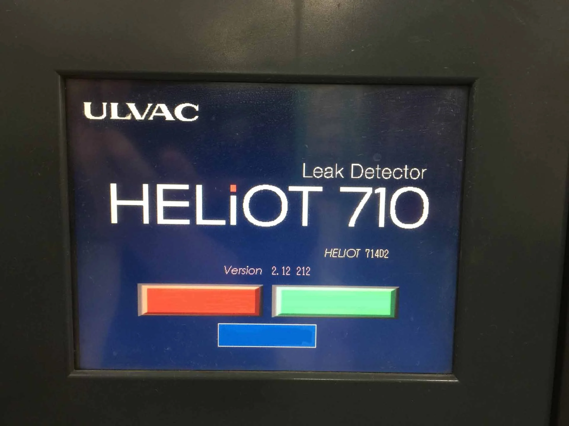 ULVAC Heliot 710 リークディテクター はセール価格 #9315007 ULVAC Heliot 710 リークディテクター はセール価格 #9315007