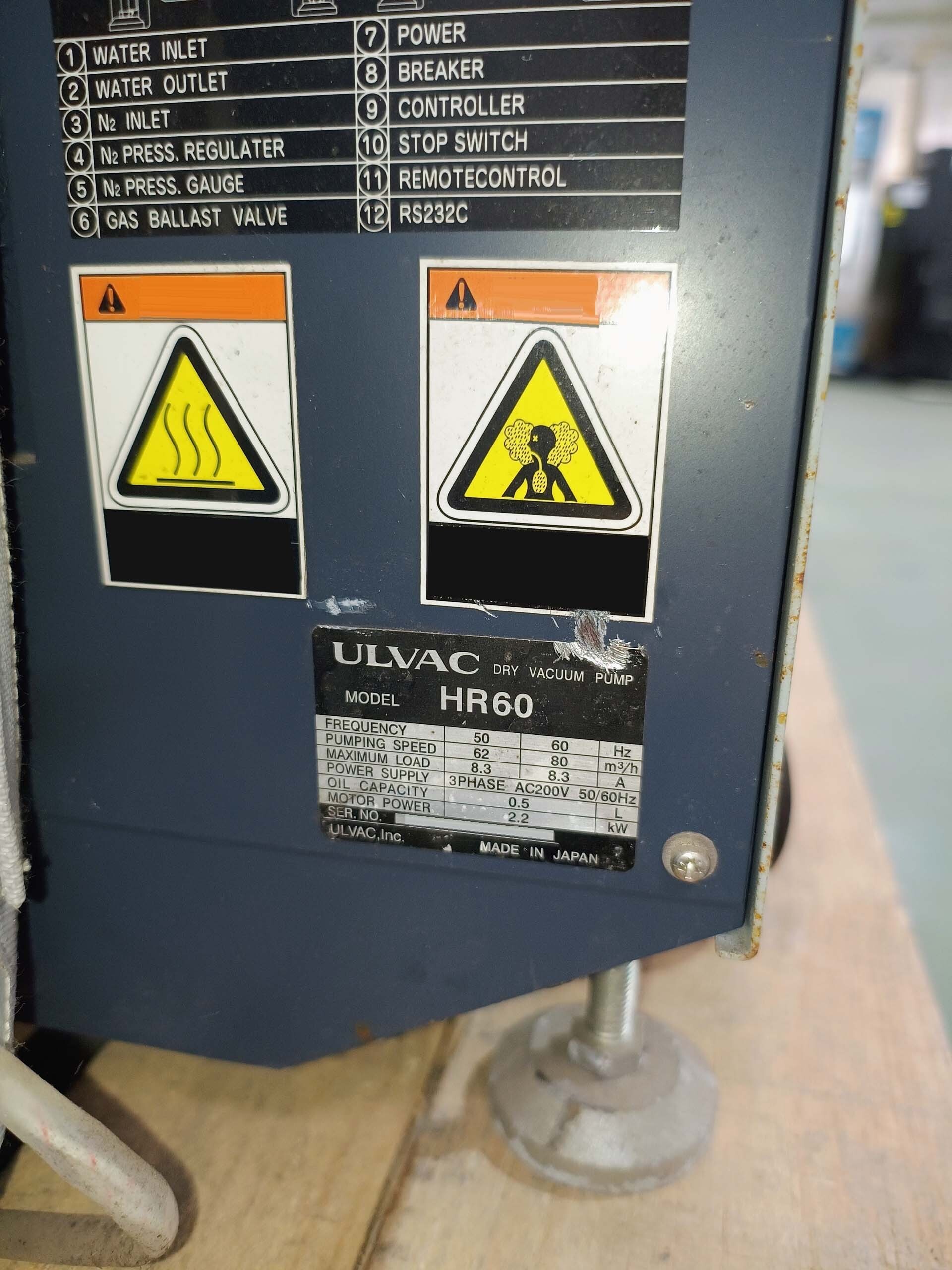 사진 사용됨 ULVAC CME-200J 판매용