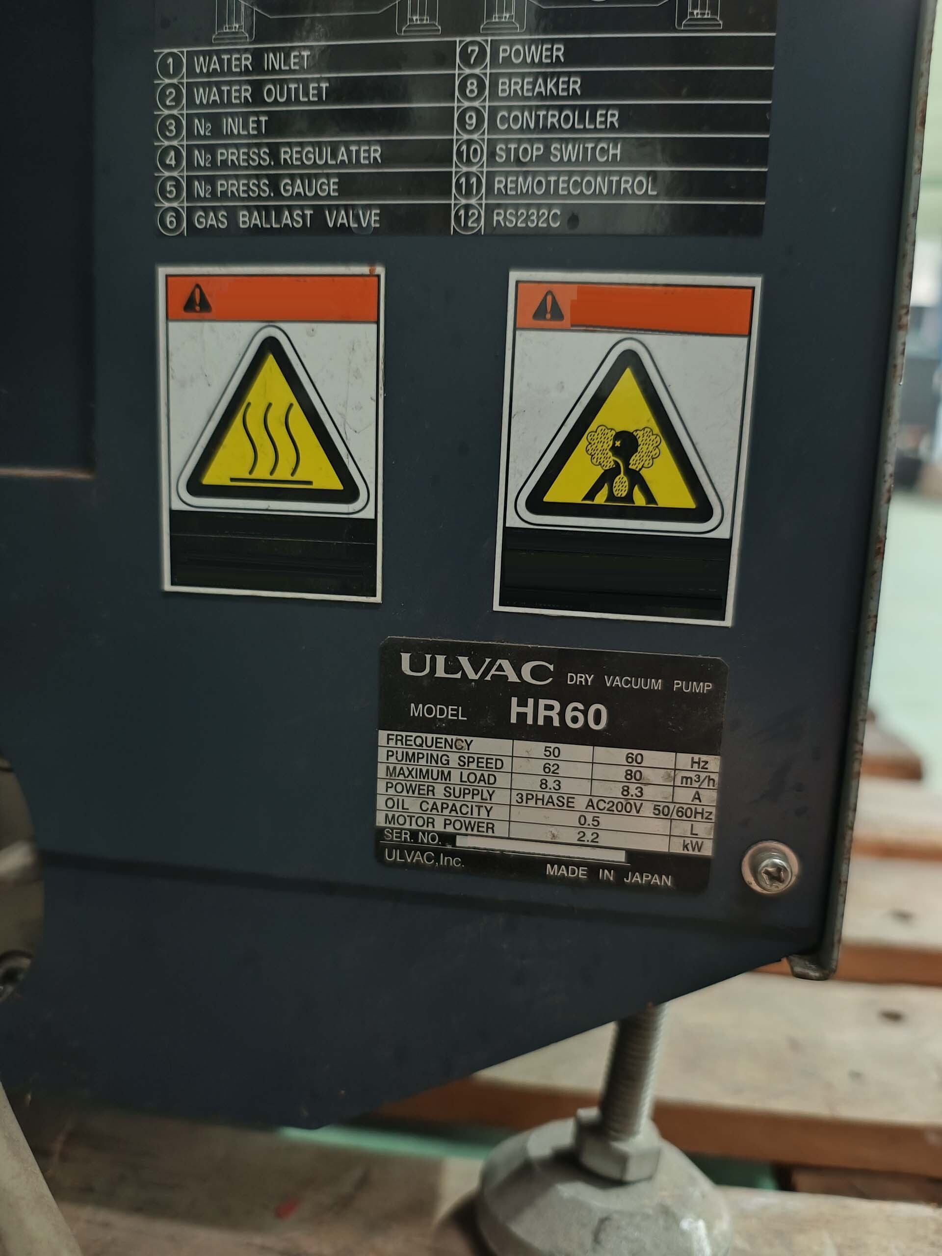 사진 사용됨 ULVAC CME-200J 판매용