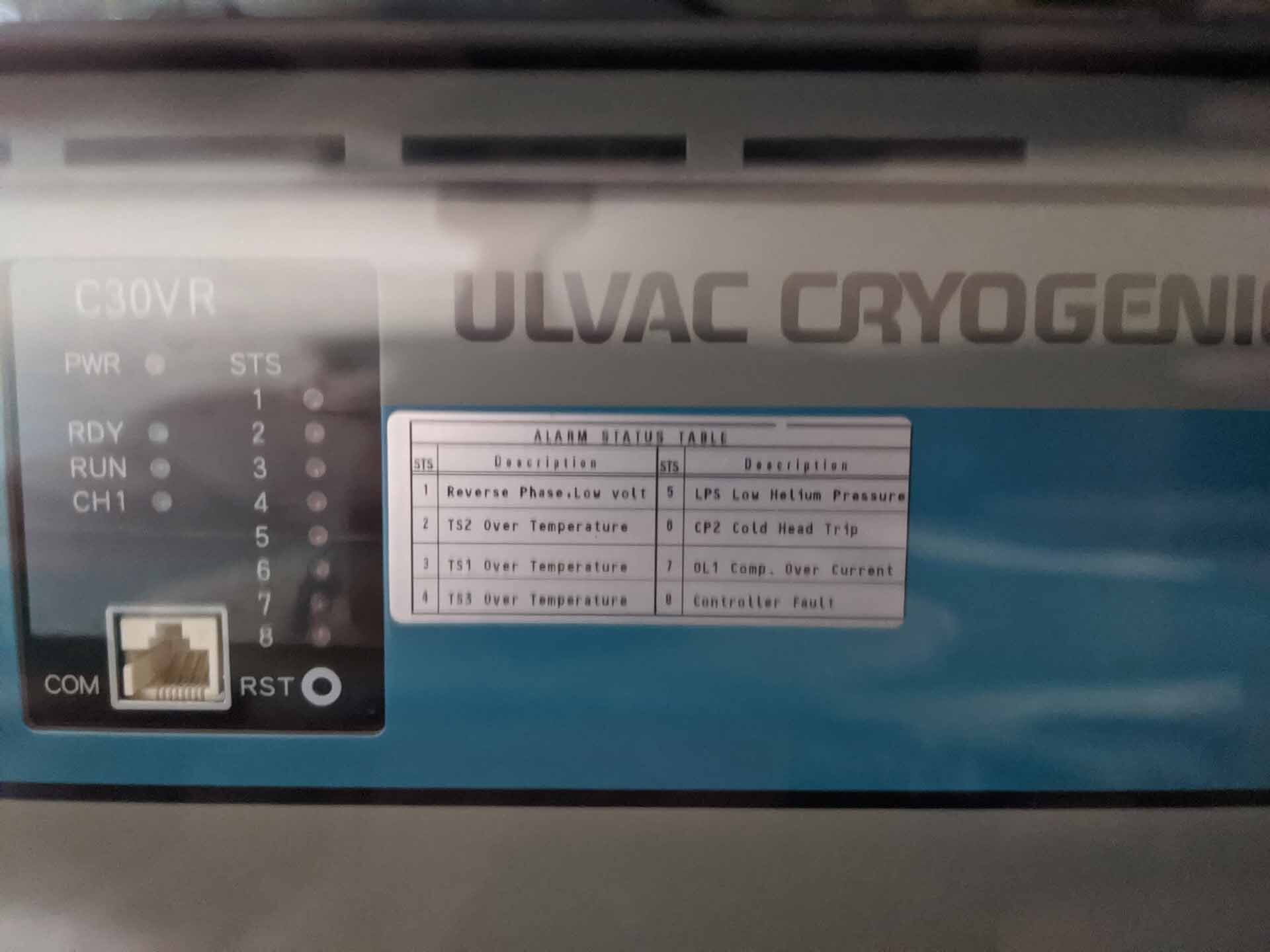 Photo Used ULVAC ei-OPT085 For Sale