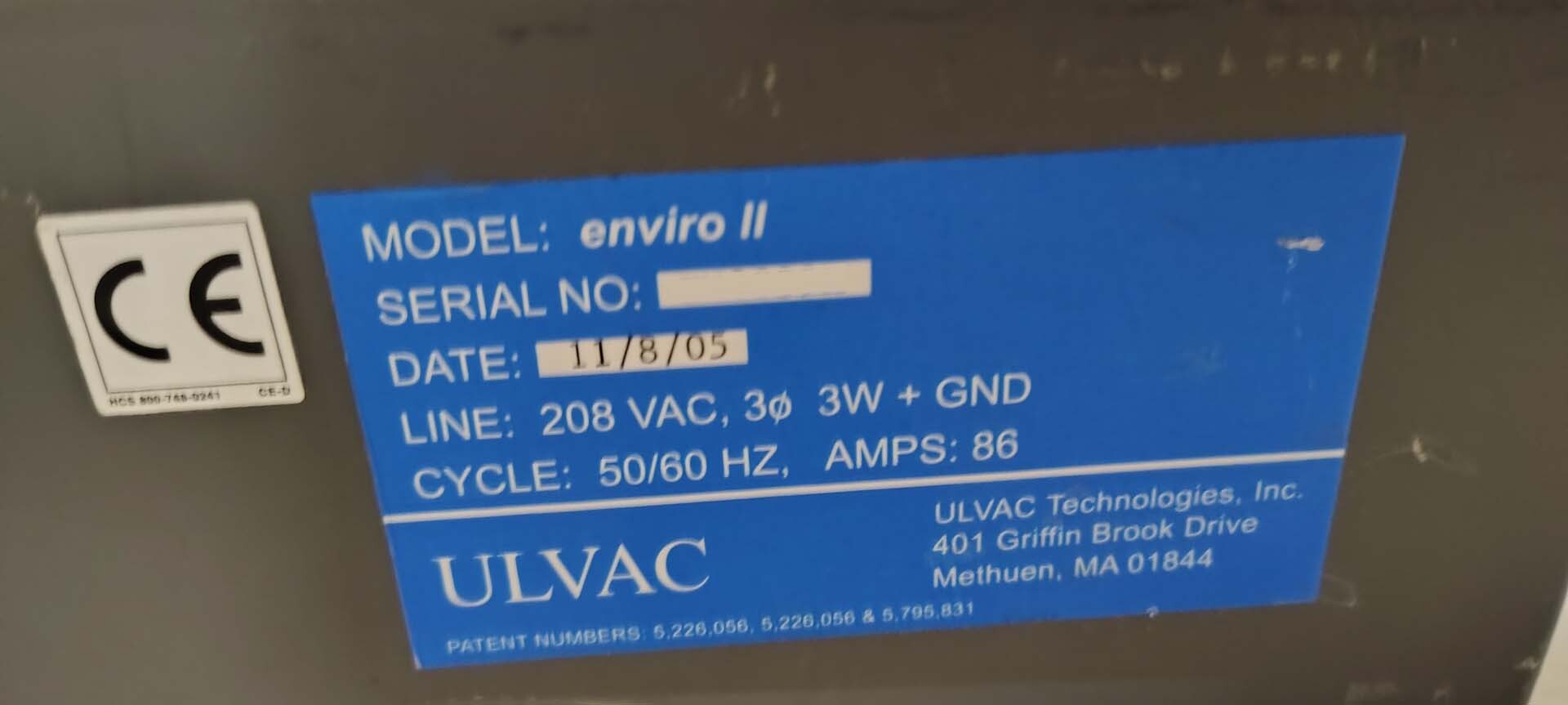 Foto Verwendet ULVAC Enviro II Zum Verkauf