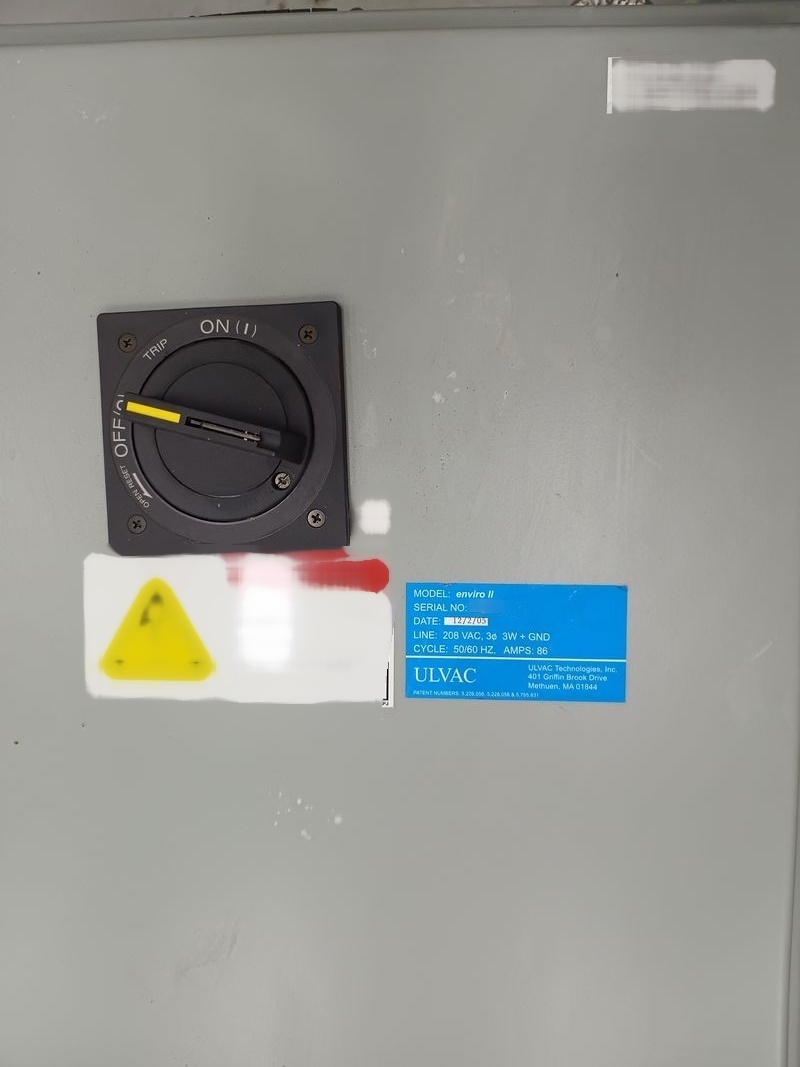 图为 已使用的 ULVAC Enviro II 待售