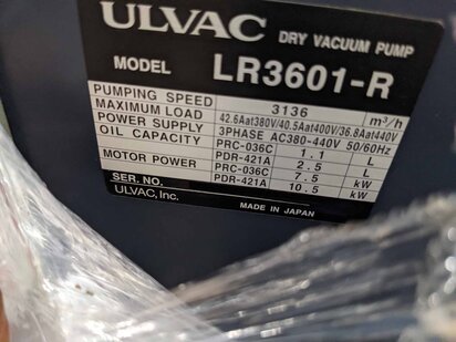 ULVAC LR3601-R #293623587