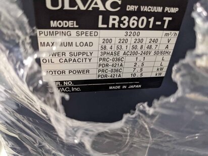 ULVAC LR3601-T #293623580