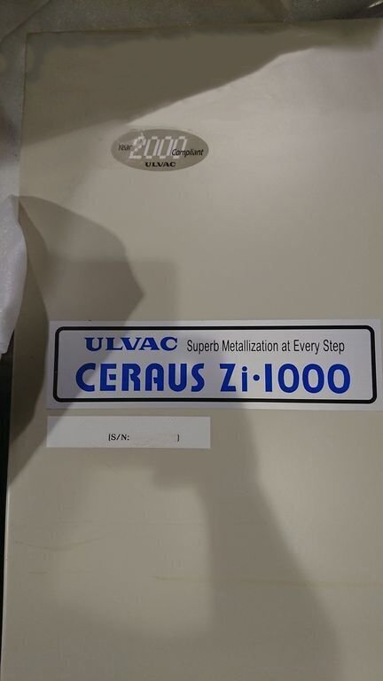 Photo Utilisé ULVAC Zi-1000 À vendre