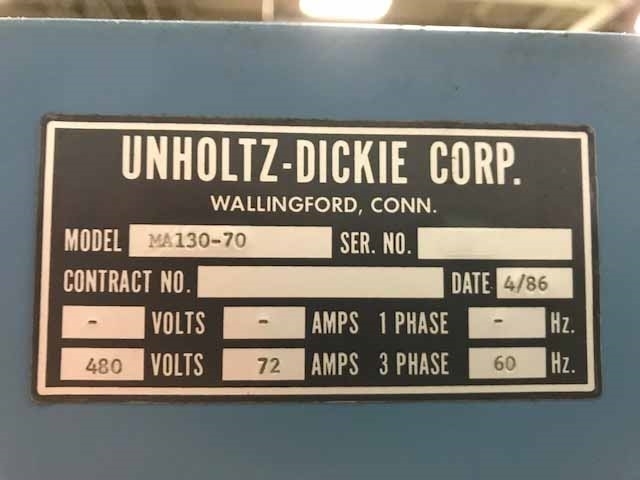 Photo Used UNHOLTZ-DICKIE T509 For Sale