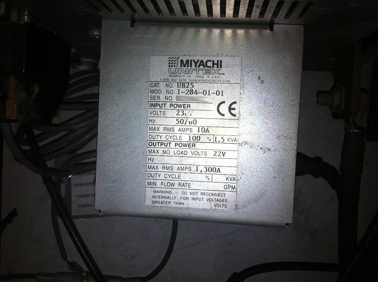 Photo Used UNITEK MIYACHI UB 25 For Sale