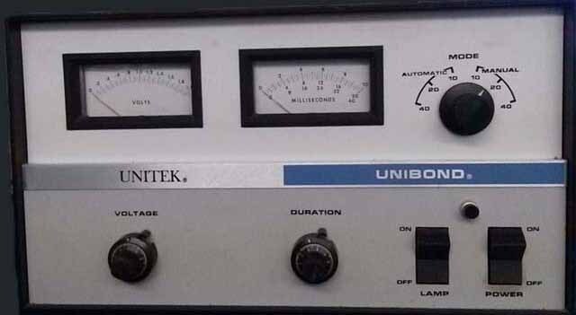 Photo Used UNITEK MIYACHI Unibond For Sale