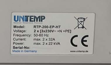 图为 已使用的 UNITEMP RTP-200-EP-HT 待售