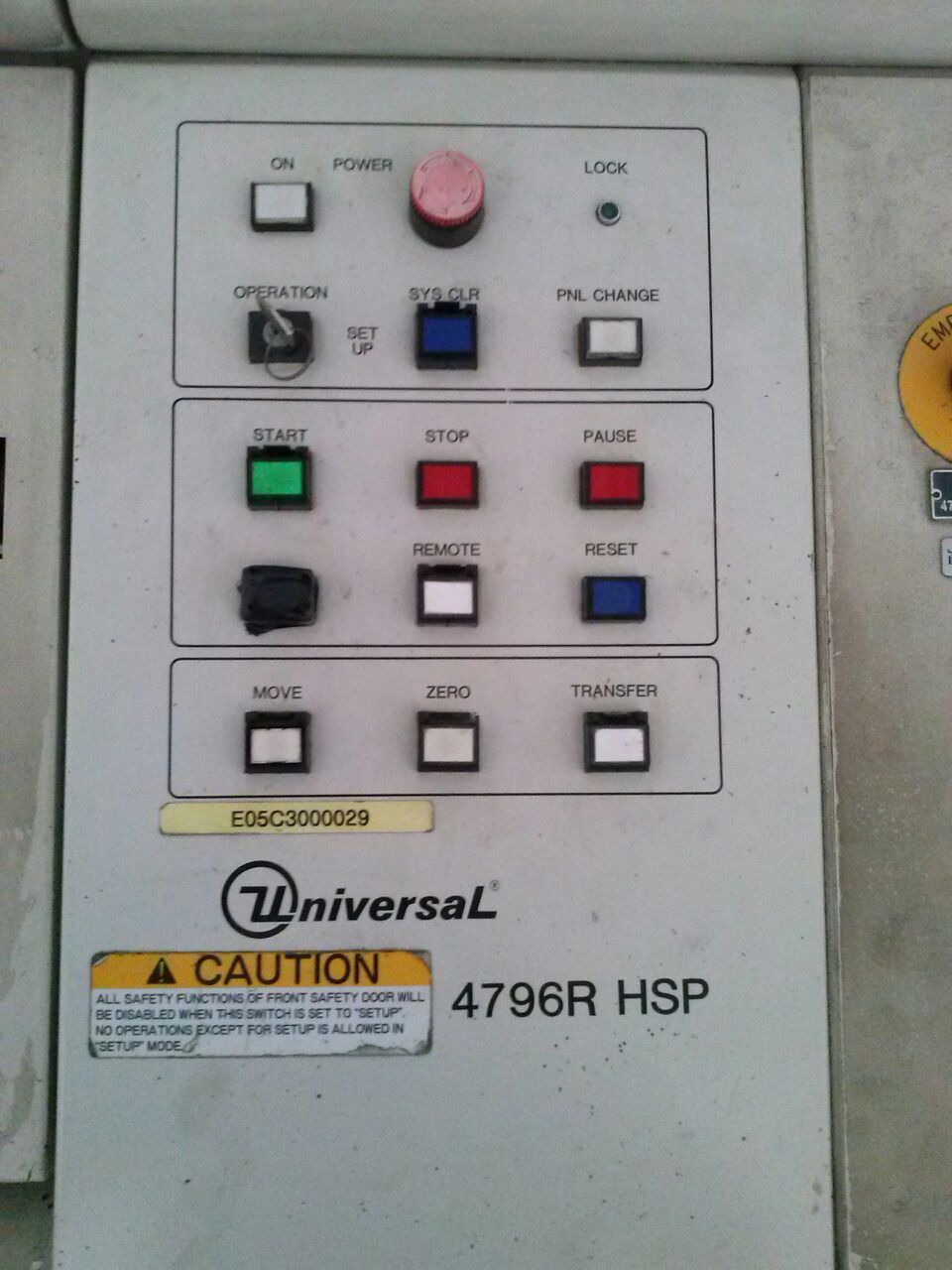 圖為 已使用的 UNIVERSAL HSP 4796R 待售