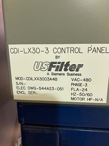 圖為 已使用的 US FILTER CDI Unit 待售