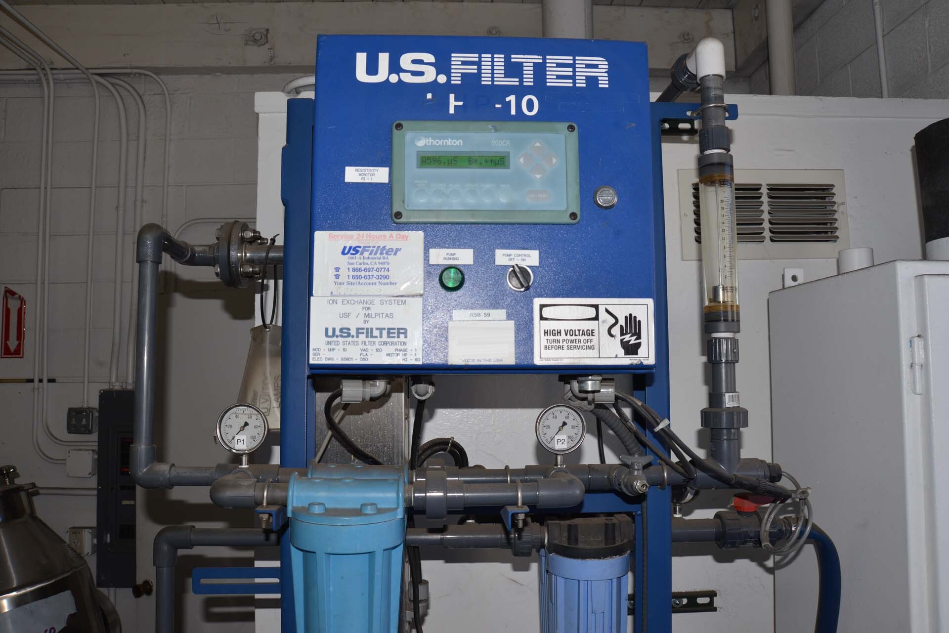 Photo Used US FILTER UHP-10 For Sale